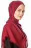 Ece - Dark Fuchsia Pashmina Hijab