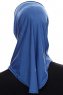 Elif - Blue Sport Hijab - Ecardin