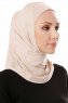 Elif - Light Taupe Sport Hijab - Ecardin