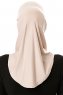 Elif - Light Taupe Sport Hijab - Ecardin