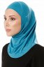 Elif - Petrol Sport Hijab - Ecardin