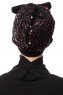 Enfleda - Black & Bordeaux Turban
