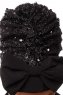 Enfleda - Black & Black Turban