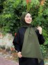 Ermina - Khaki Cotton Hijab - Mirach
