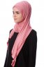 Eslem - Dark Pink Pile Jersey Hijab - Ecardin