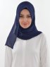 Evelina - Navy Blue Practical Hijab - Ayse Turban