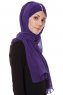 Evren - Purple Chiffon Hijab