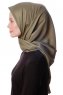 Eylul - Khaki Square Rayon Hijab