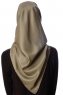 Eylul - Khaki Square Rayon Hijab
