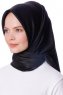 Eylul - Black Square Rayon Hijab