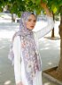 Fani - Purple Patterned Hijab - Sal Evi