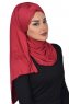 Filippa - Bordeaux Practical Cotton Hijab - Ayse Turban