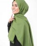 Forest Green Khaki Bomull Voile Hijab InEssence 5TA69c