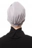 Gamze - Light Grey Turban