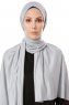 Hande - Grey Cotton Hijab - Gülsoy