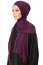 Hande - Plum Cotton Hijab - Gülsoy