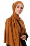 Hande - Mustard Cotton Hijab - Gülsoy