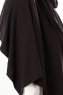 Hande - Black Cotton Hijab - Gülsoy