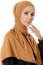 Hande - Brick Red Cotton Hijab - Gülsoy