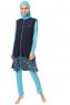 Hatice - Dark Navy Blue Burkini - Seamay