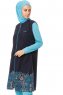 Hatice - Dark Navy Blue Burkini - Seamay