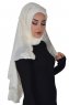 Helena - Creme Practical Hijab - Ayse Turban