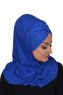 Hilda - Blue Cotton Hijab