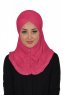 Hilda - Fuchsia Cotton Hijab