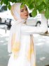 Houdah - Yellow Patterned Hijab - Sal Evi