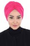 Jill - Fuchsia Cotton Turban - Ayse Turban