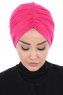 Jill - Fuchsia Cotton Turban - Ayse Turban