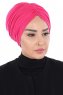 Jill - Fuchsia Cotton Turban - Ayse Turban