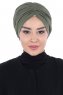 Jill - Khaki Cotton Turban - Ayse Turban