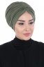 Jill - Khaki Cotton Turban - Ayse Turban
