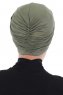 Jill - Khaki Cotton Turban - Ayse Turban