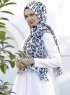 Dounia - Brown Patterned Hijab