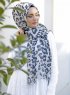 Dounia - Brown Patterned Hijab