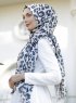 Dounia - Brown Patterned Hijab