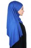 Kaisa - Blue Practical Cotton Hijab