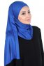 Kaisa - Blue Practical Cotton Hijab