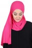 Kaisa - Fuchsia Practical Cotton Hijab