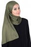 Kaisa - Khaki Practical Cotton Hijab