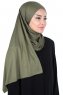 Kaisa - Khaki Practical Cotton Hijab