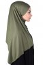Kaisa - Khaki Practical Cotton Hijab