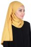 Kaisa - Mustard Practical Cotton Hijab