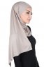 Kaisa - Taupe Practical Cotton Hijab