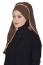 Louise - Brown Practical Hijab - Ayse Turban