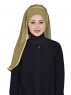 Louise - Khaki Practical Hijab - Ayse Turban
