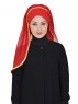 Louise - Red Practical Hijab - Ayse Turban