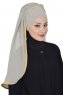 Louise - Taupe Practical Hijab - Ayse Turban